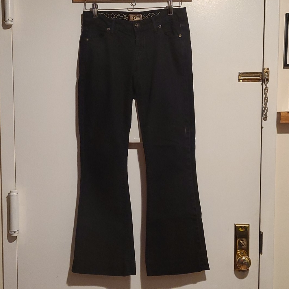 Hard-to-find, RICH & SKINNY. Two pair R&S=$20!  Size 26